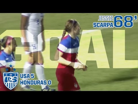 U-20 WNT vs. Honduras: Jessie Scarpa Goal - Dec. 11, 2015