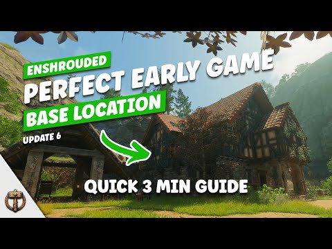 Enshrouded Early Game Base Location | Near Start Area - Update 6
