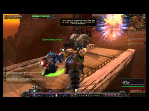 Stonetalon Mountains Final Quest - Cataclysm (Garrosh)