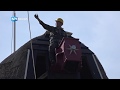 Molen 'De Onderneming' is met nieuwe wieken weer compleet