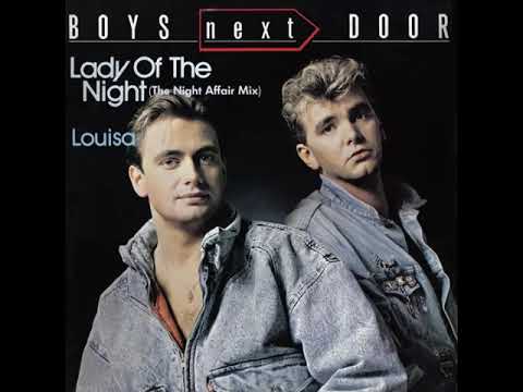 Boys Next Door – Lady Of The Night ( radio version ) 1987 euro disco synth pop