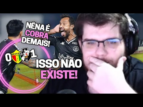 CASIMIRO REAGE À BRUSQUE 0X1 VASCO PELA 26ª RODADA BRASILEIRÃO SÉRIE B 2021 | Cortes do Casimito
