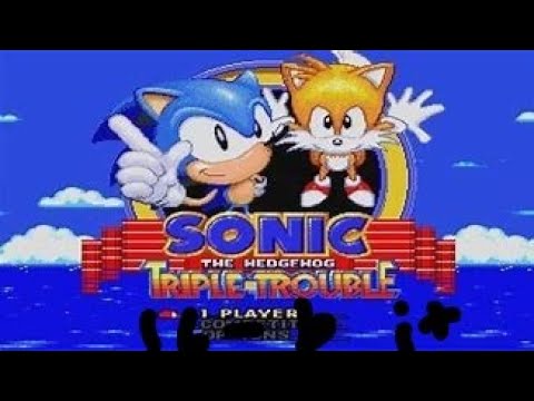 Sonic Triple Trouble 16 Bit but i downloaded it ( ͡ ͡° ͜つ ͡͡° )  download link  in Description