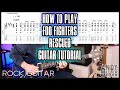 how to play Foo Fighters - Rescued Guitar Tutorial Lesson
