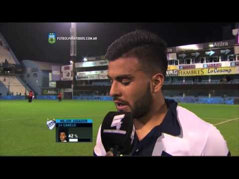 Canelo: "Fuimos contundentes". Rafaela 2 - Quilmes 4. Fecha 23. Primera División 2015. FPT.