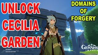 Unlock Cecilia Garden (Domains of Forgery) - Genshin Impact