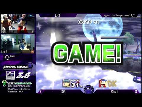 SG at GU 16.7 LR1 - IOA (Marth) vs. Chef (Diddy Kong)
