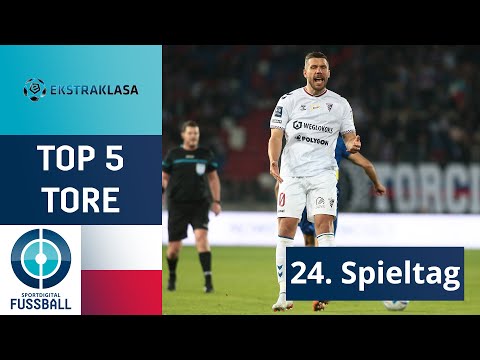 Poldi und Durmus verzaubern aus der Ferne! | Top 5 Tore | 24. Spieltag | Ekstraklasa