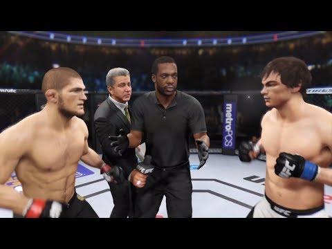 Khabib vs. Aubin-Mercier (EA Sports UFC 2) - Champion Fight ☝️🦅