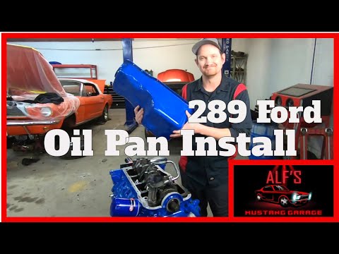How to Install Engine Oil Pan - Rebuild the 289 Ford - Part 12