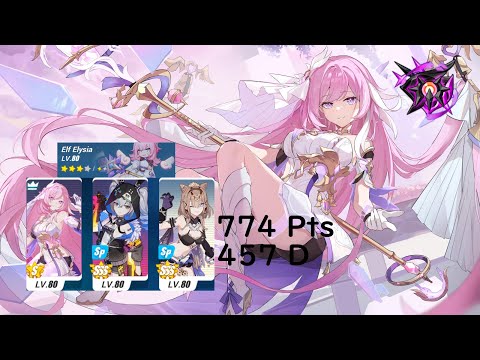 HI3 SEA EX Abyss | Nirvana 457D Ice Benares 774 Pts (S2 HOH RC HB) Elf Elysia 3*