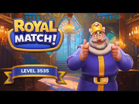 Royal Match - Full Gameplay Walkthrough - LEVEL 3535 #royalmatch #match3 #puzzlegame
