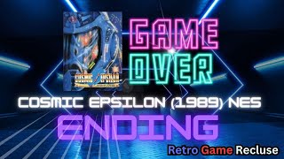 Cosmic Epsilon (1989) NES Nintendo Famicom ending [Retro Gaming]
