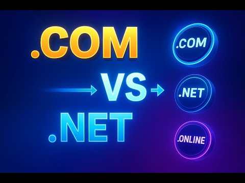 .COM vs .NET vs .ONLINE — Which Domain Is Best in 2025? (Full Guide + SEO Tips)