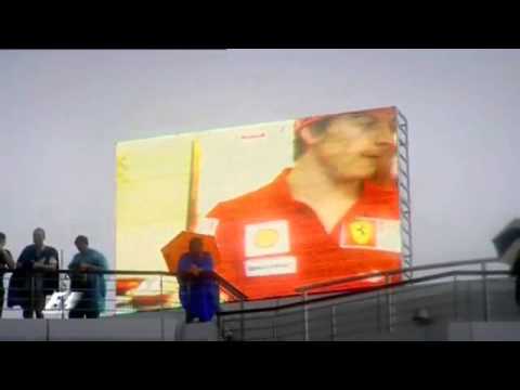 Timo Glock's reaction to Kimi having an ice cream