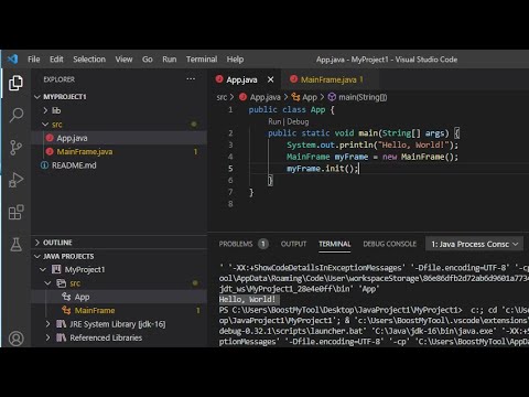 Create Java Project With Visual Studio Code 2021
