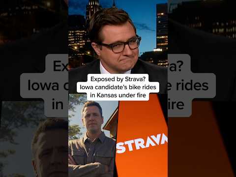 Exposed by Strava? Iowa candidate’s bike rides in Kansas under fire