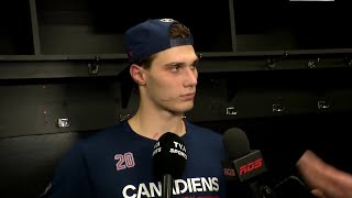 «On croyait en nous» - Slafkovsky