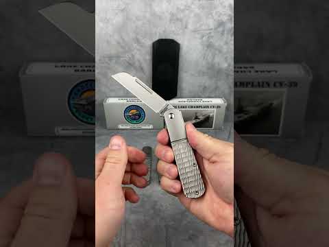 Titanium Lake Champlain Barlows  - w/C. Risner Cutlery