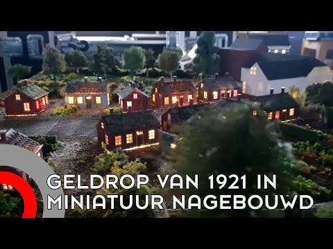Het Geldrop van 1921 in het klein nagebouwd