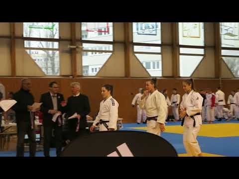 Anaëlle Bohler - 1/2 finale Juniors le 17 mars 2018 à Pont à Mousson (Le podium)