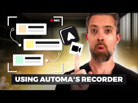 Use Automa Extension's recorder to automatically create templates - Tutorial