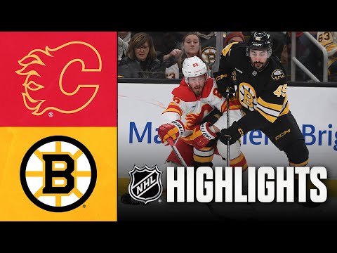 Flames vs. Bruins | NHL Highlights | January 08, 2026