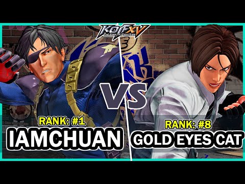 KOF XV 🔥 IamChuan (Heidern/Kula/Krohnen) vs Gold Eyes Cat (Kyo/Chris/Ash) 🔥 Steam