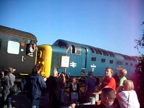 55022 morecambe -heysham branch with 66066 on rear
