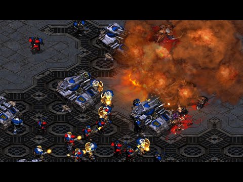 applesniper (Z) vs Scan (T) on Circuit Breakers - StarCraft - Brood War - REMASTERED