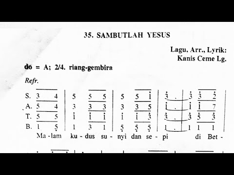 Lagu Natal✅✅|| SAMBUTLAH YESUS || Lagu Pembukaan || Cipt: Kanis Ceme Lg