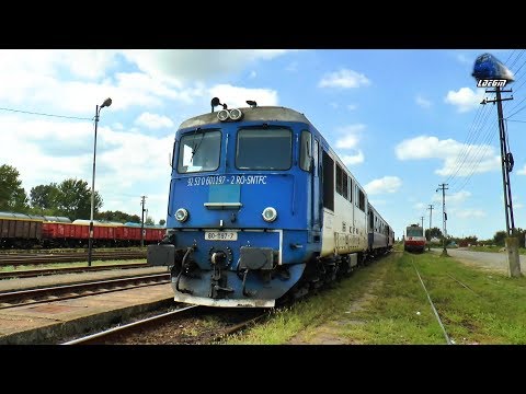 LDE2100 60-1533-3 RO-GFR & 060-DA 60-1197-2 RO-SNTFC in Gara Episcopia Bihor Station 28 August 2018