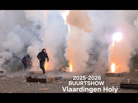 VUURWERKSHOW OUD EN NIEUW 2025-2026 - BUURTSHOW VLAARDINGEN HOLY