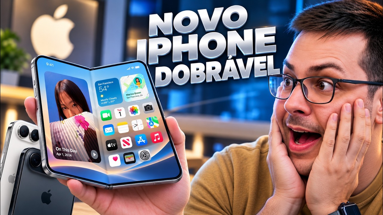 O PRIMEIRO IPHONE DOBRÁVEL CHEGOU!