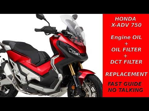 Honda X-ADV 750 Oil Change & Dual Filter Replacement | DCT Guide (No Talking)