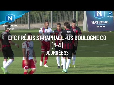 J33 : EFC Fréjus St-Raphaël - US Boulogne CO (1-4), le résumé