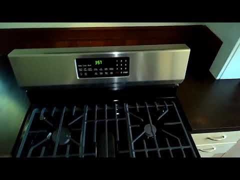 Part of a video titled HOW TO TURN ON A GAS STOVE - YouTube