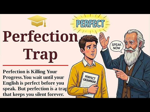 Stop Waiting for Perfect English || Progress Over Perfection || Learn English Naturally ✅