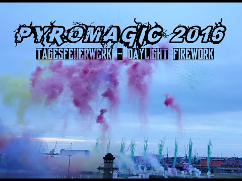 PYROMAGIC 2016 Szczecin Dzienny pokaz fajerwerki z SUREX | Tagesfeuerwerk | Daylight | 4K |