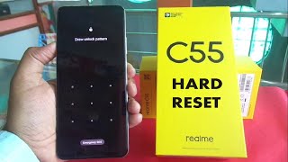 Realme C55 Hard reset and remove pattern lock 2023.