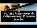 The Concept Of Insanity And Mental Abnormality Section 84 Under IPC 1860 LawSikho Urvashi Tyagi