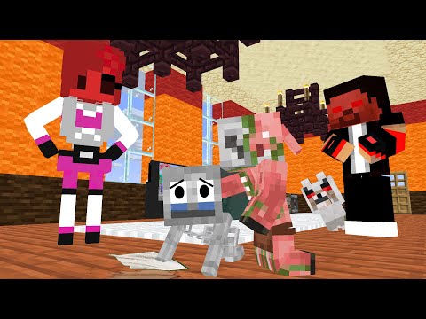 Monster School: Baby Skeleton Becomes Homeless(Sad Family Story but Happy Ending-Minecraft Animation