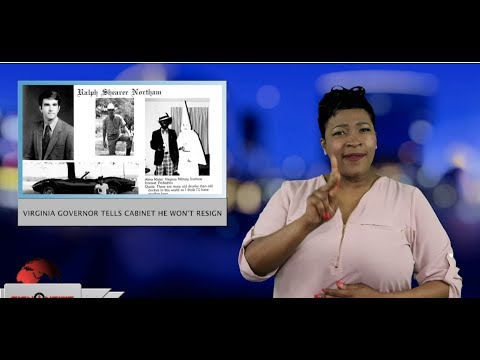 Virginia governor tells cabinet he won’t resign (ASL - 2.9.19)