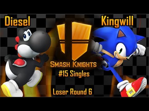 Smash Knights Monthly 1 - Diesel (Yoshi) vs. KingWill (Sonic) - Losers R6