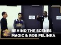 Behind The Scenes: Magic Johnson And Rob Pelinka Meet With Players (Raw Footage)