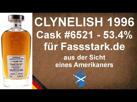 CLYNELISH 1996 Cask #6521 mit 53.4% für Fassstark.de Scotch Whisky Verkostung #1079 von WhiskyJason