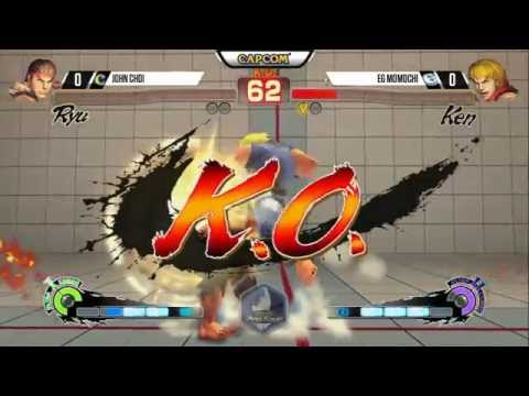 John Choi (Ryu) vs Momochi (Ken) - Norcal Regionals 2015 #USF4