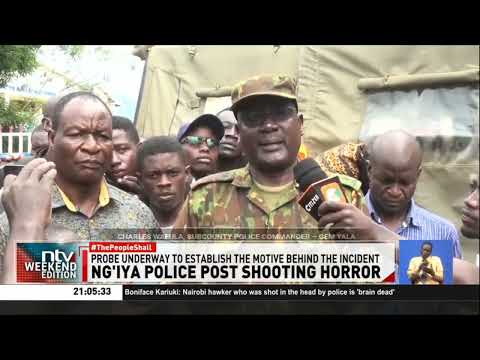 Siaya: Police probe an incident that led to the death of two police officers from Ng'iya police post