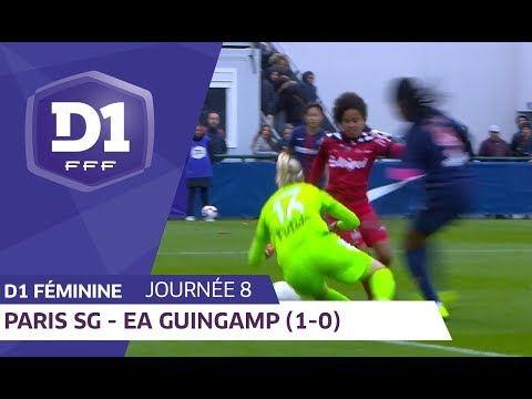 J8 : Paris SG - EA Guingamp (1-0) / D1 Féminine