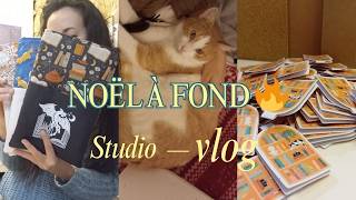 Vlog entrepreneure créative : dernière ligne droite avant Noël, production intense & grosses ventes